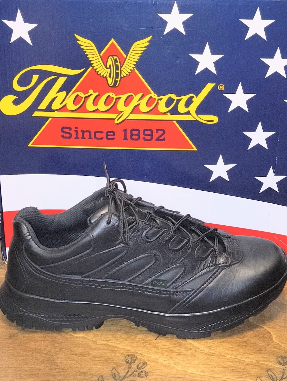 Thorogood Men's Liberty Oxford Leather Work Shoe 10.5 Wide Postal Certified